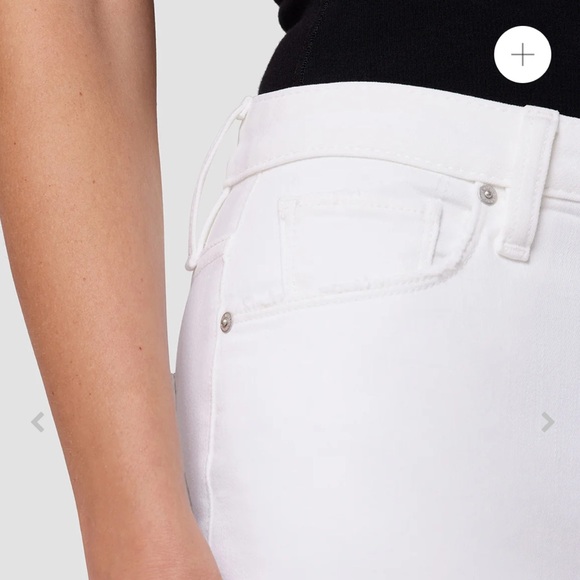 Hudson Holly High Rise 5 Pocket Flare, White - Picture 6 of 11